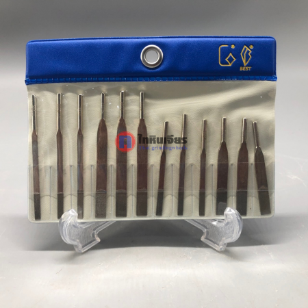 ตะไบเพชรรุ่นสั้น MTF-100 (12pcs./set) BEST